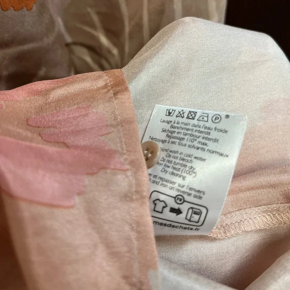 Sezane Lealys Shirt in Pink Sand - Picture 5 of 5